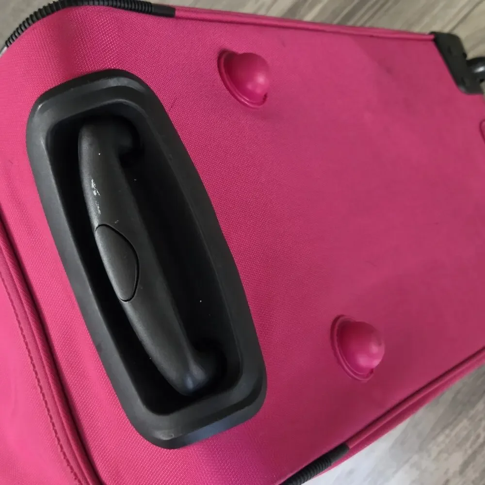 Calpak Stevyn Rolling Duffel Dragonfruit Pink Luggage Travel Wheeled